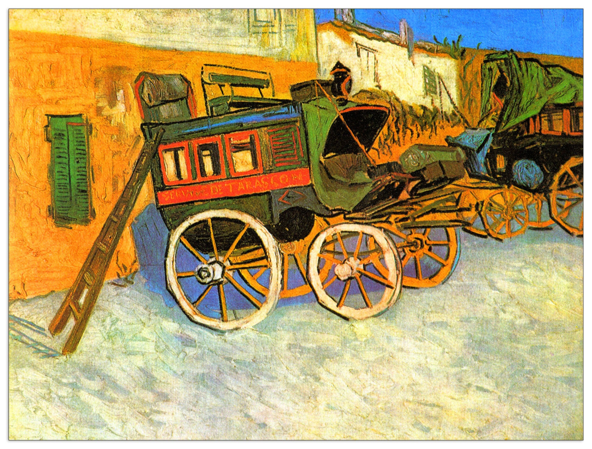 The coach of Tarascon cm 80x60