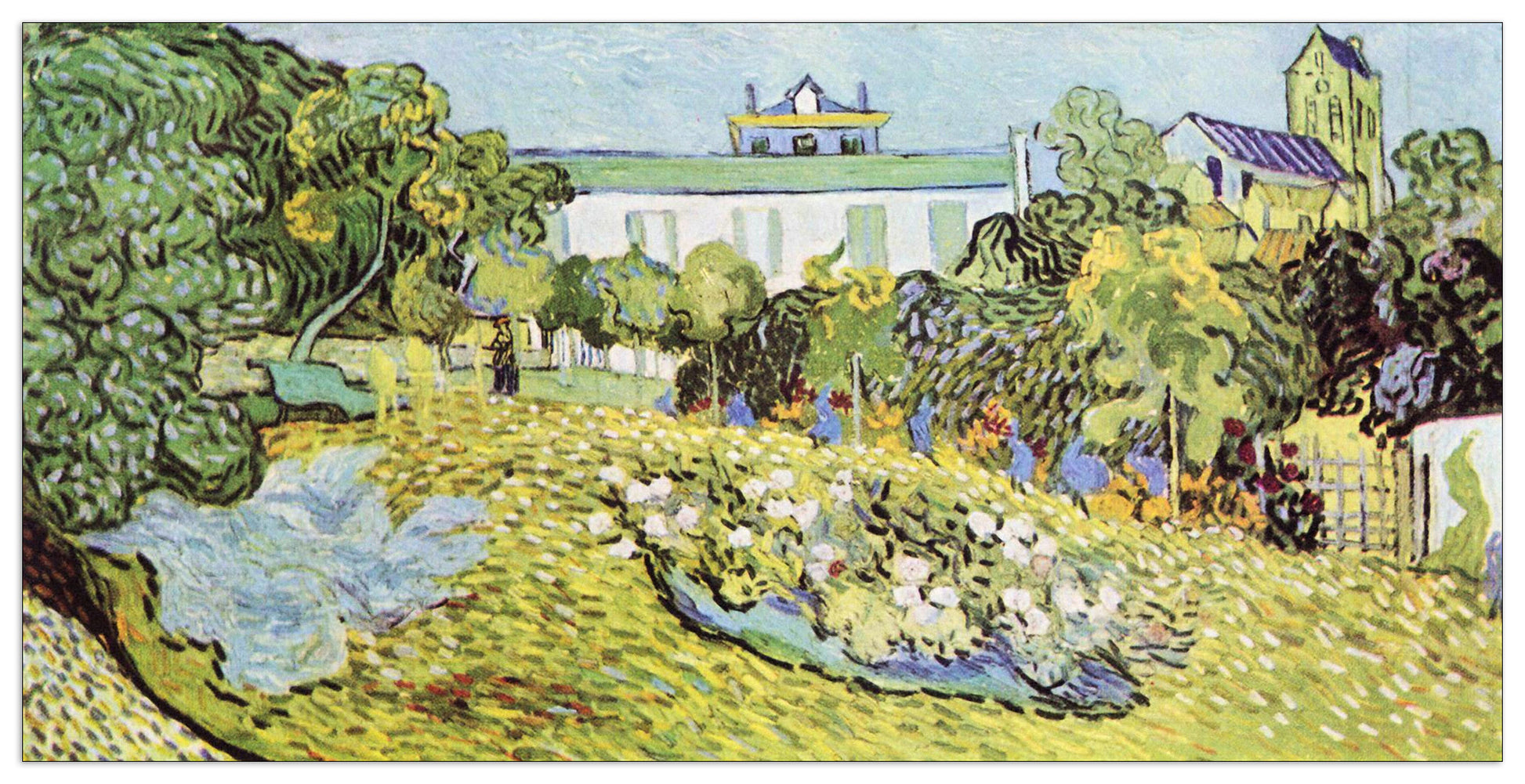 The garden of the Daubignys cm 140x70