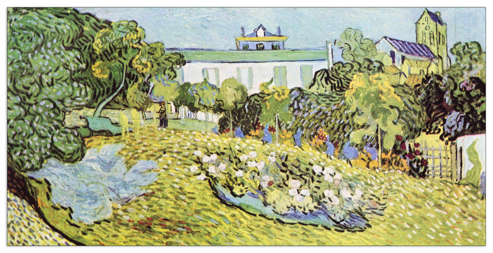 The garden of the Daubignys cm 100x50
