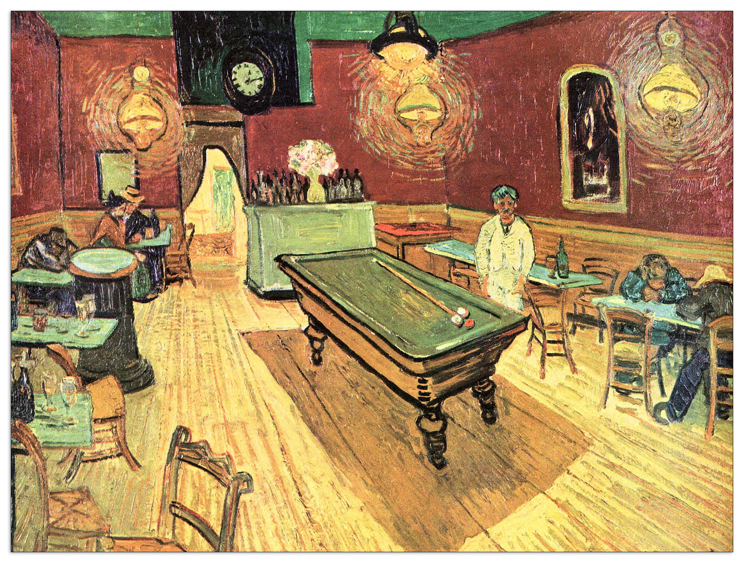 The Night Cafe on Place Lamartine in Arles cm 80x60