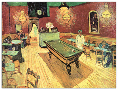 The Night Cafe on Place Lamartine in Arles cm 80x60