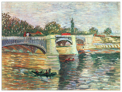 The Seine with the Pont de la Grande Jatte cm 80x60