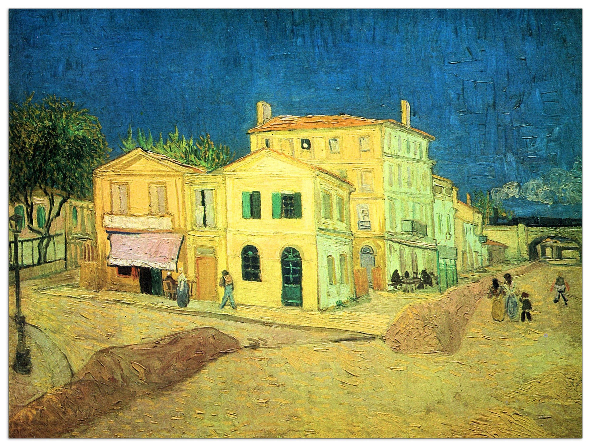 The Yellow House (Vincent's House) cm 120x90
