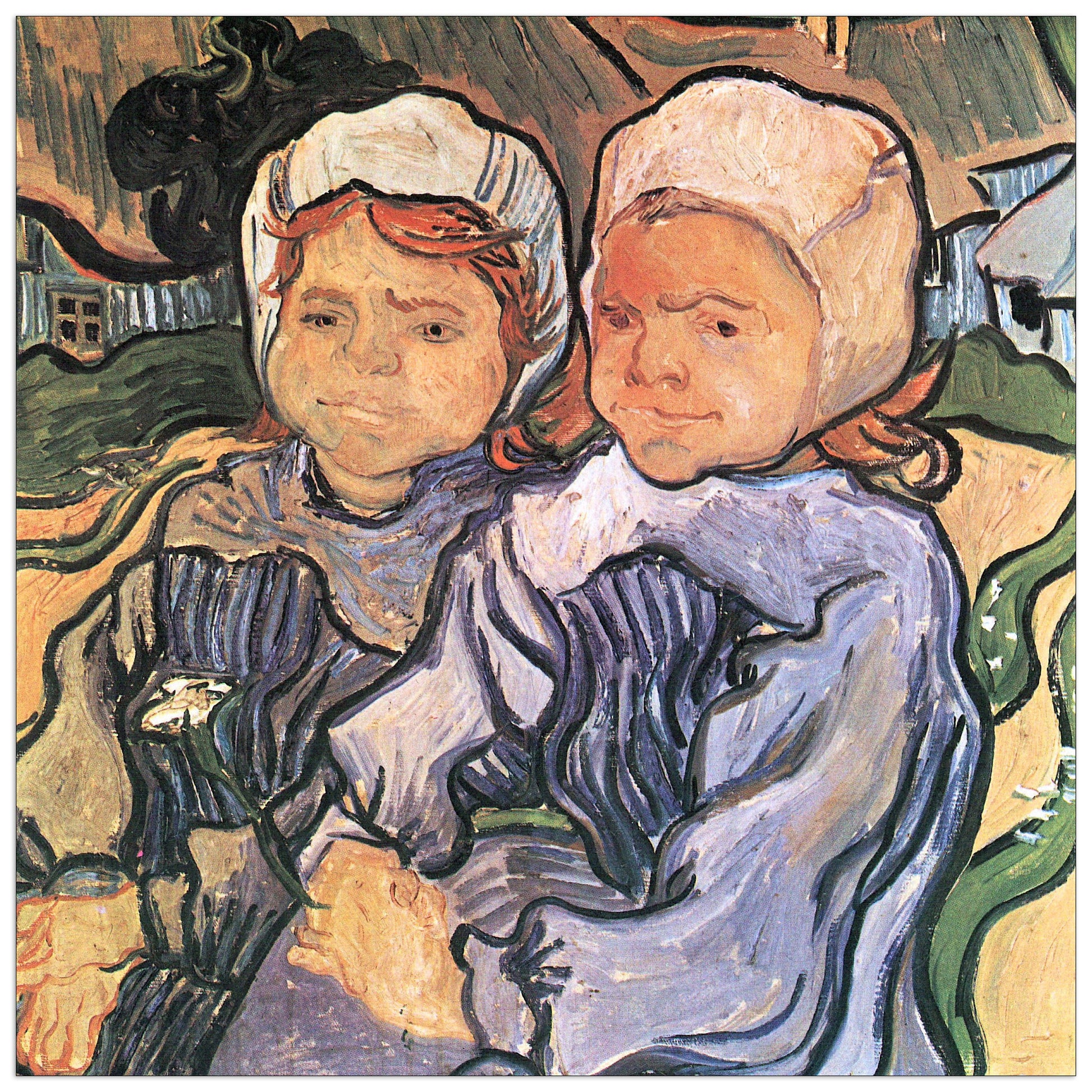 Two Children I cm 50x50