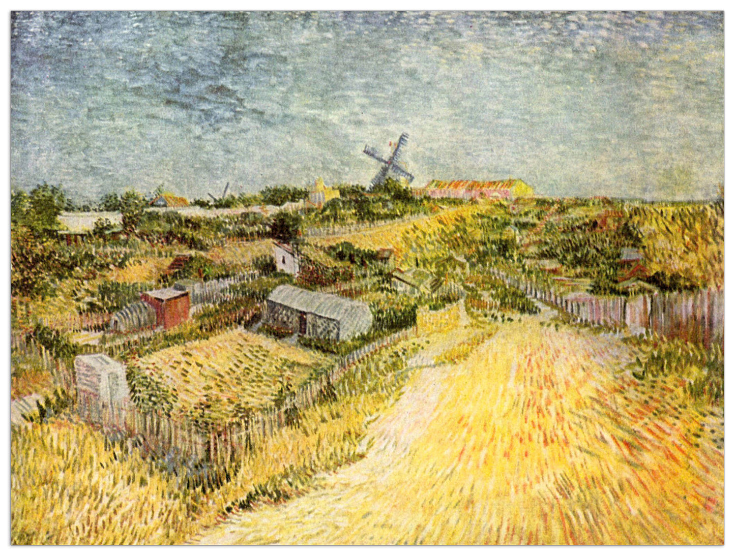 Vegetable Gardens in Montmartre cm 80x60