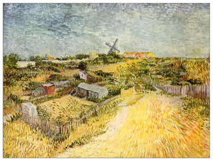 Vegetable Gardens in Montmartre cm 80x60
