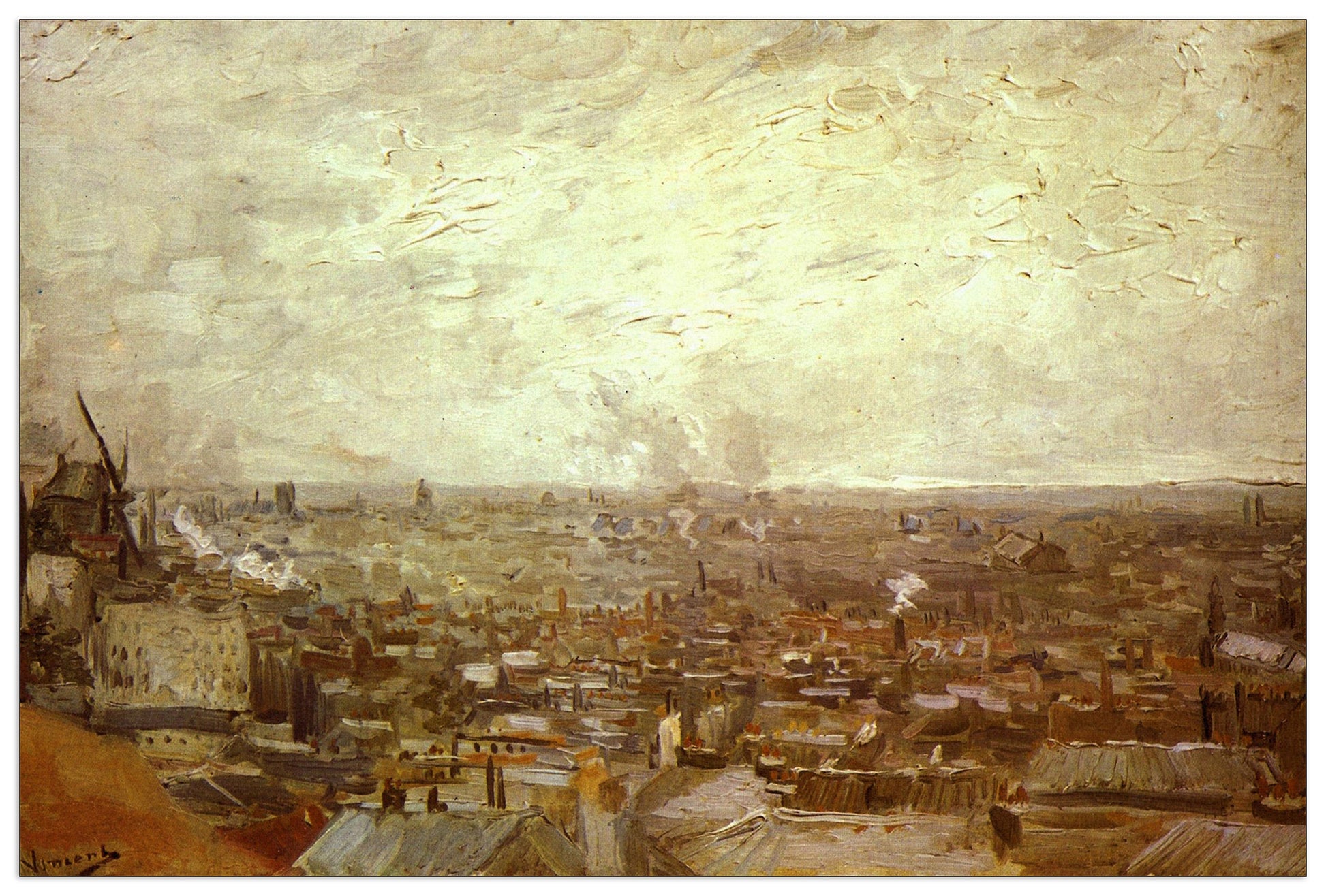 View from Montmartre cm 90x60