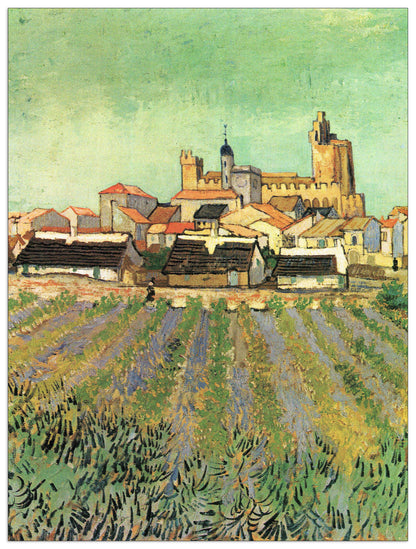 View of Sainte Maries cm 90x120
