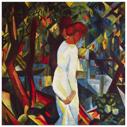 Couple in the forest cm 50x50