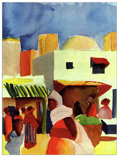 Market in Algier cm 90x120