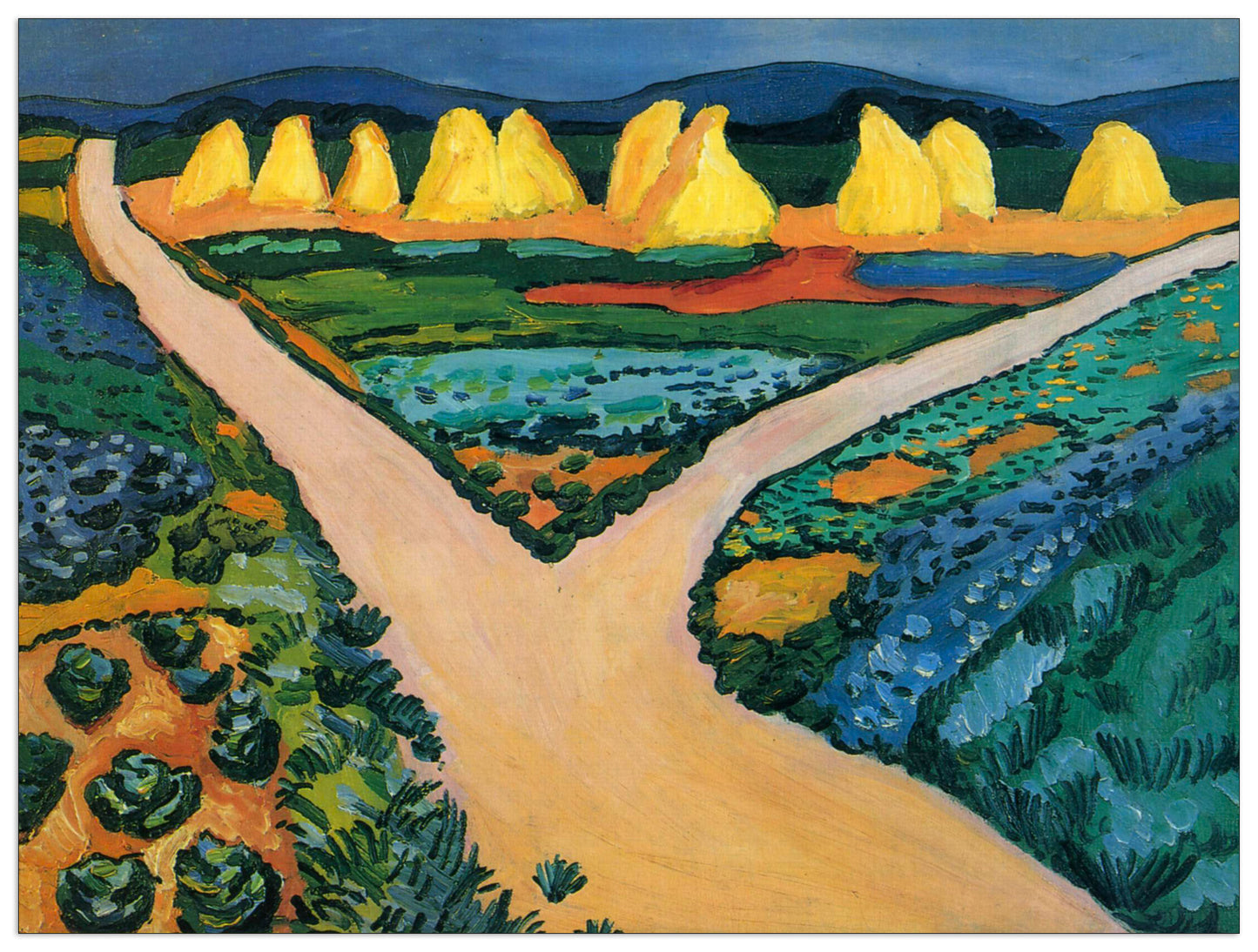Vegetable Fields cm 120x90
