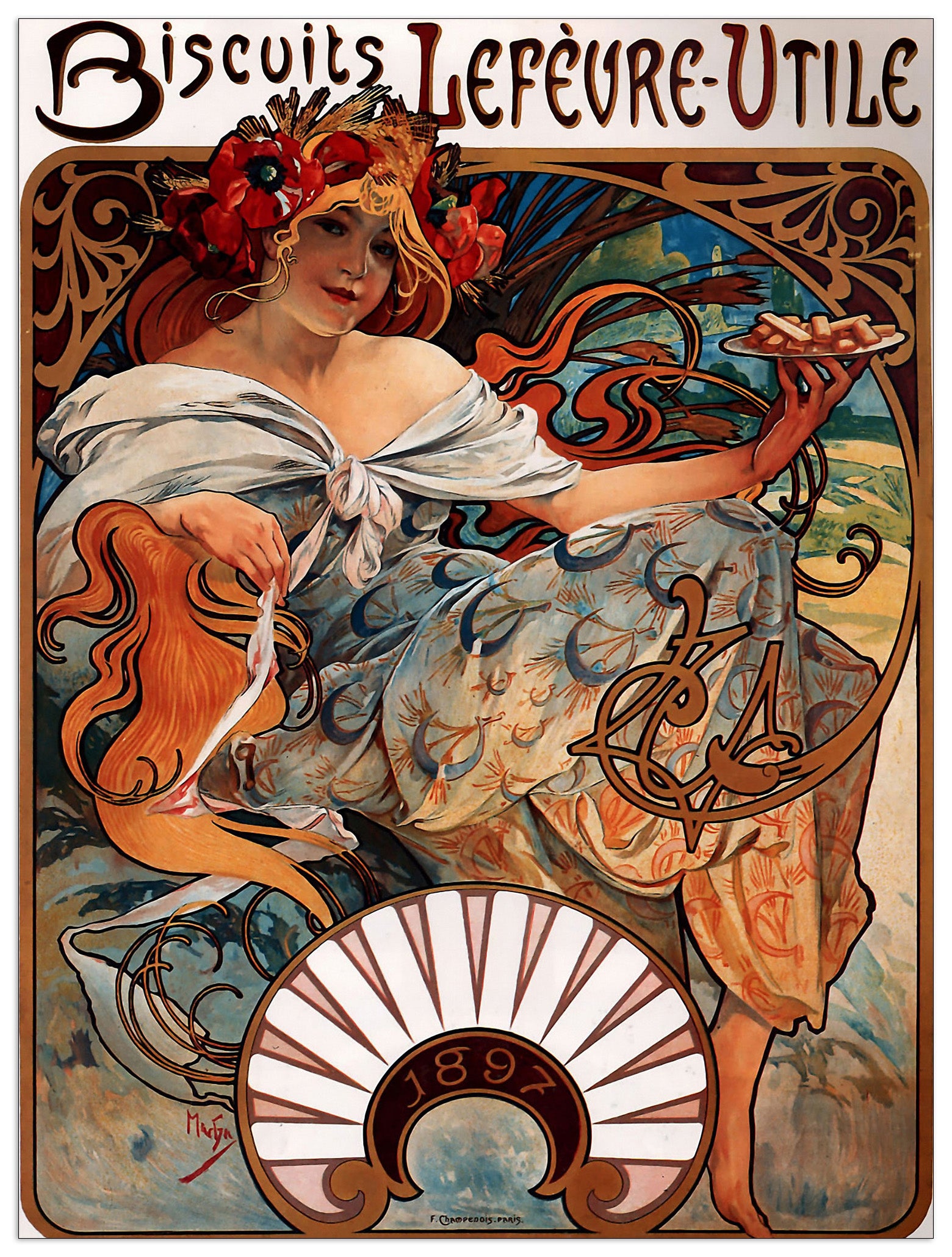 Buscuits, Lefevre-Utile cm 60x80