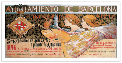 3rd exposicion de Bellas Artes cm 140x70