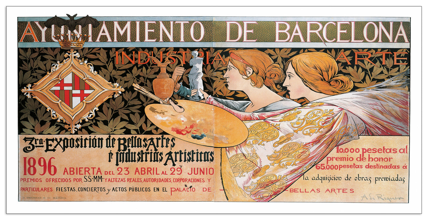3rd exposicion de Bellas Artes cm 100x50