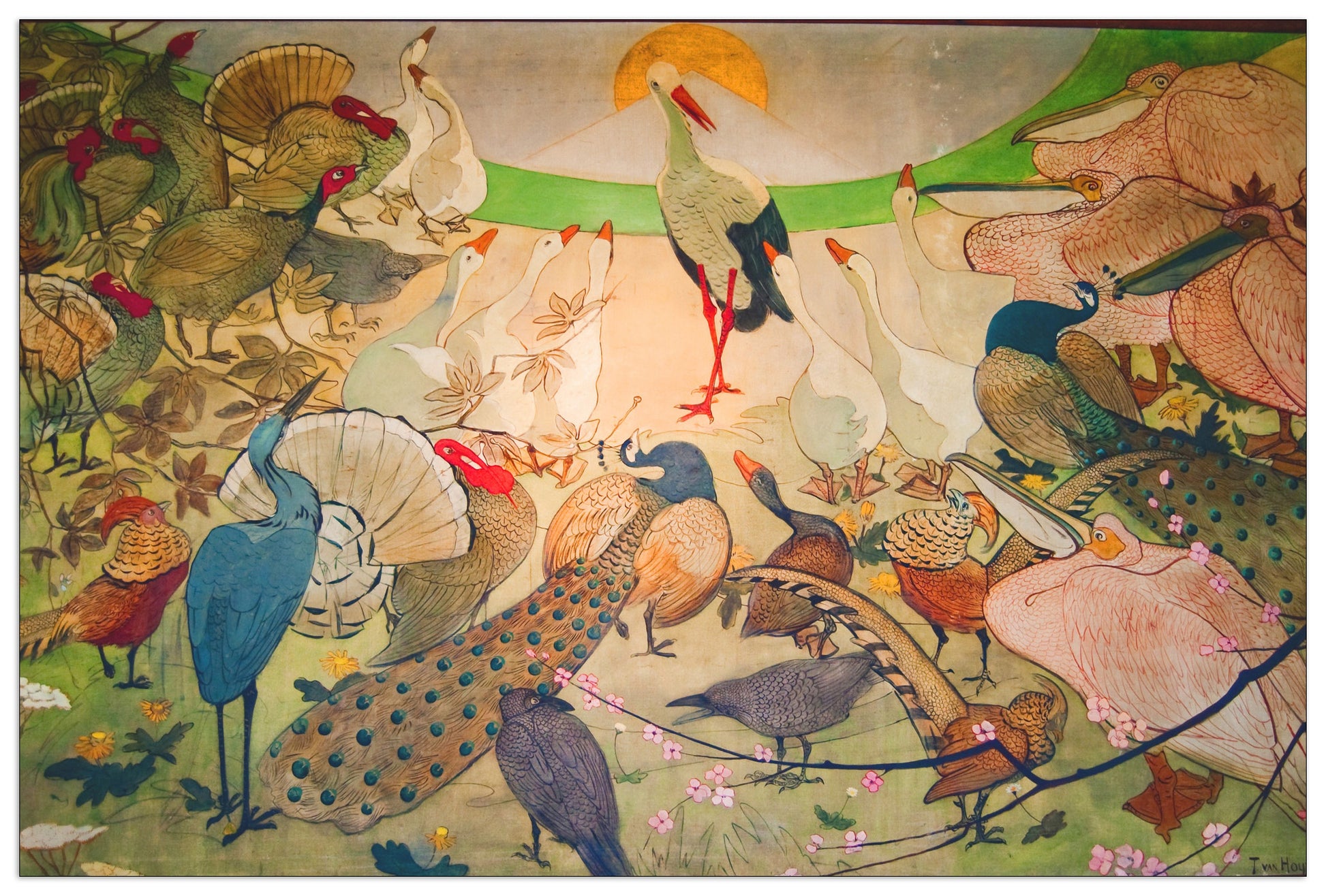 Birds cm 135x90