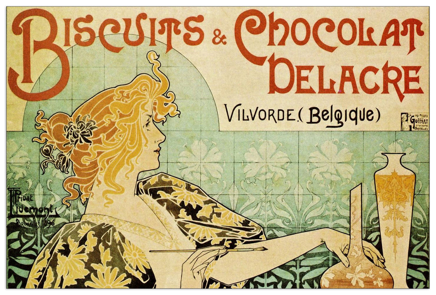 Biscuits and Chocolat Delacre cm 135x90
