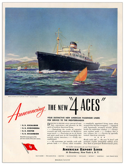 Cunard Line cm 60x80