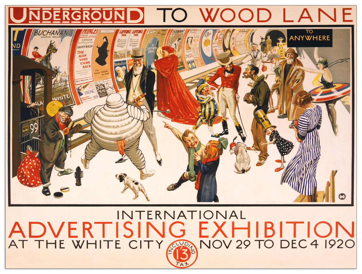 London Underground cm 80x60