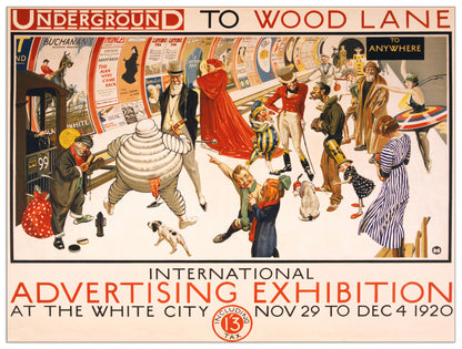 London Underground cm 80x60