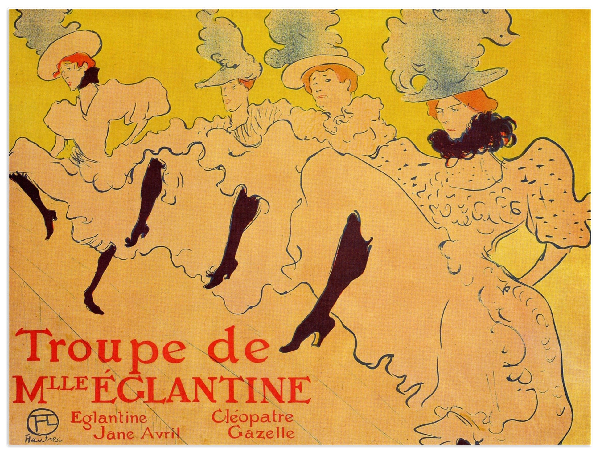 Mlles Eglantines II cm 80x60
