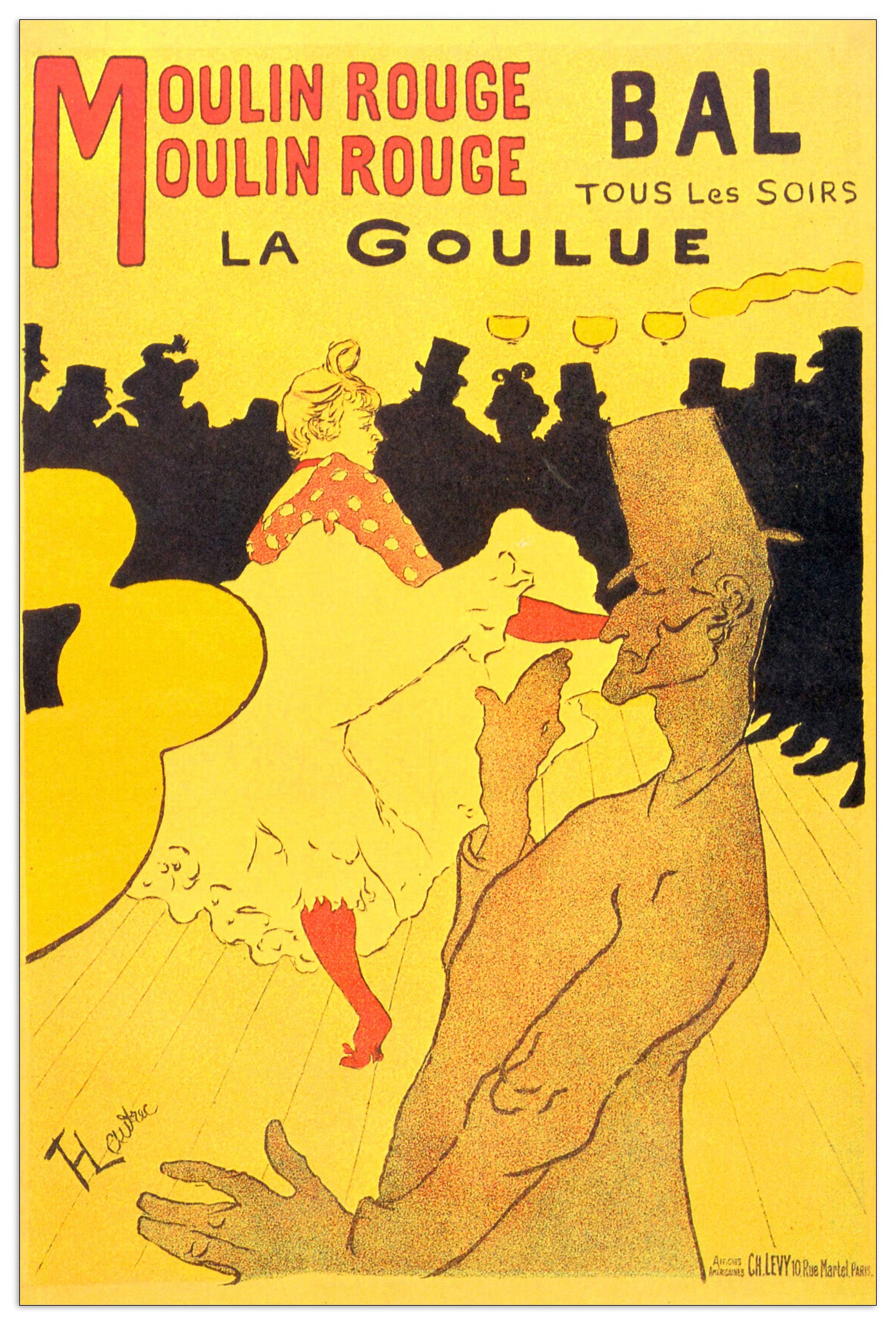 Moulin Rouge la Goulue cm 90x135