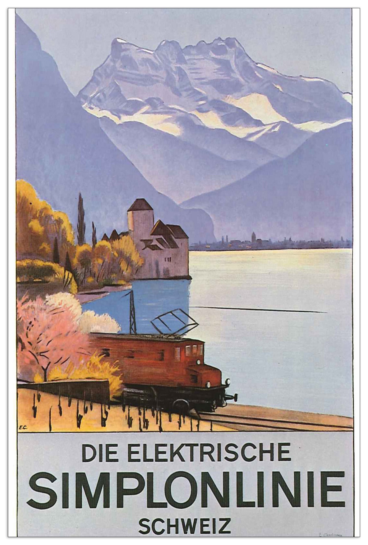 Simplonlinie Montreux cm 90x135