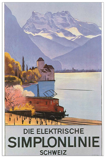 Simplonlinie Montreux cm 90x135