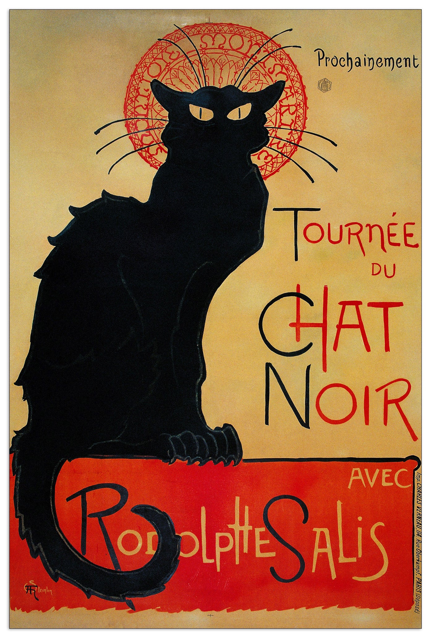 Tournee du Chat Noir cm 60x90
