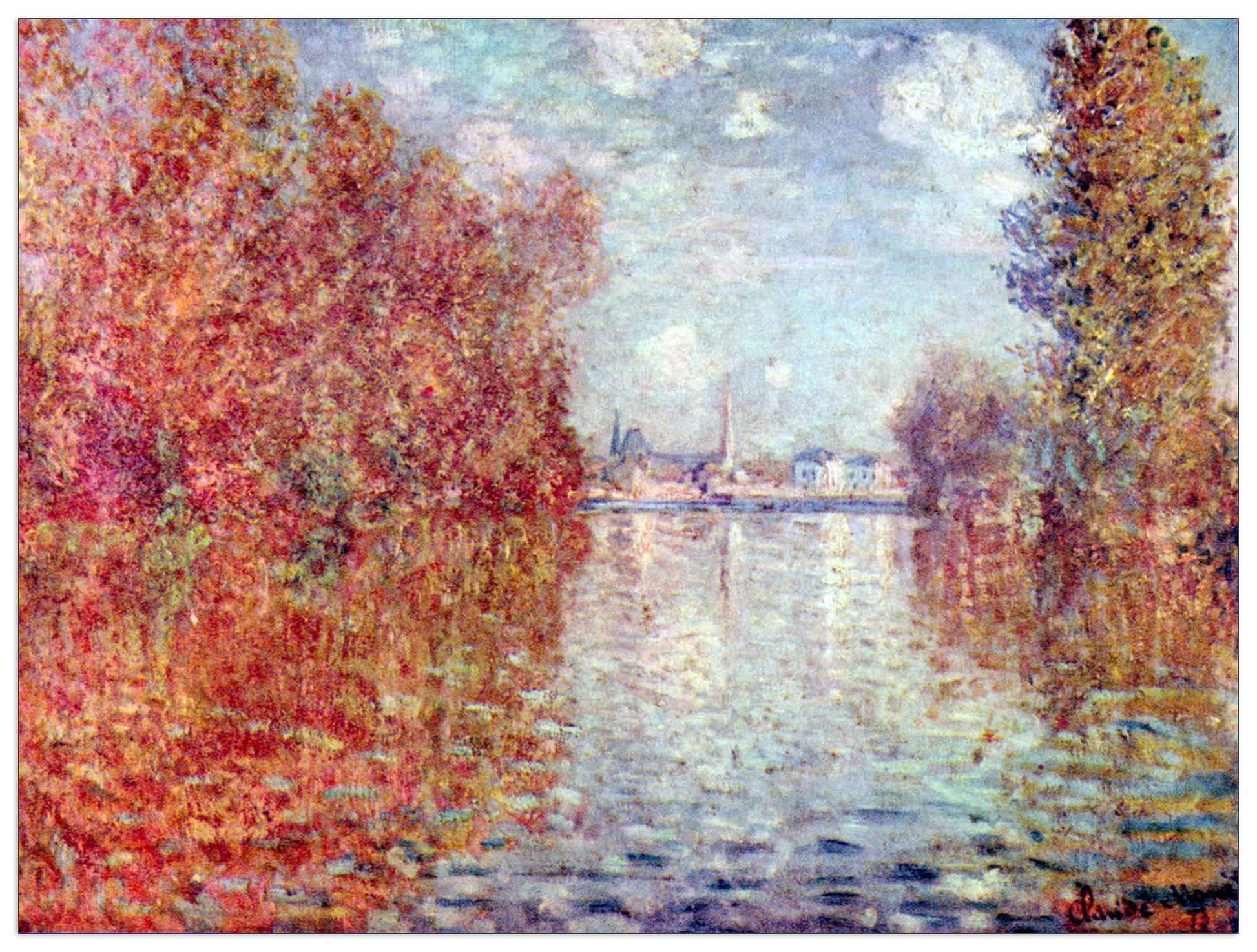Autumn in Argenteuil cm 120x90