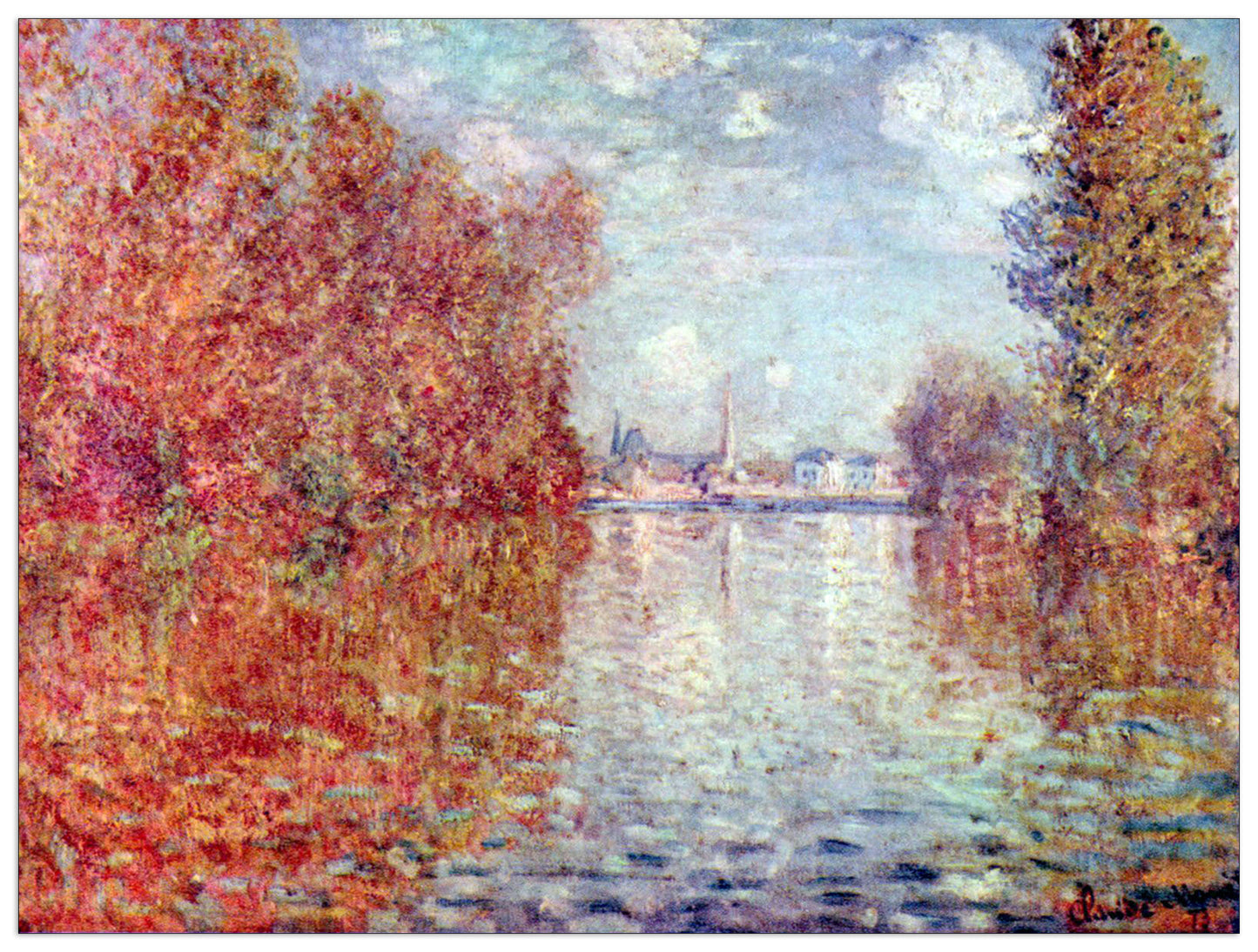 Autumn in Argenteuil cm 80x60