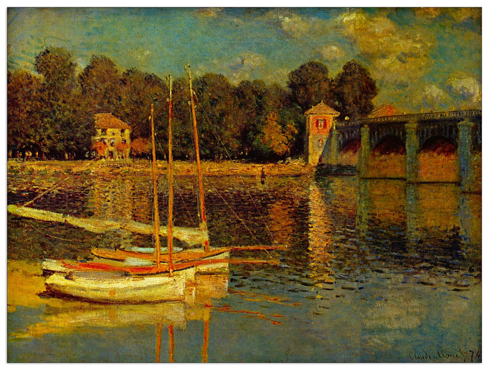 Bridge at Argenteuil cm 120x90