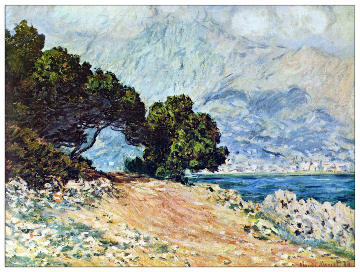 Cape Martin in Menton cm 120x90