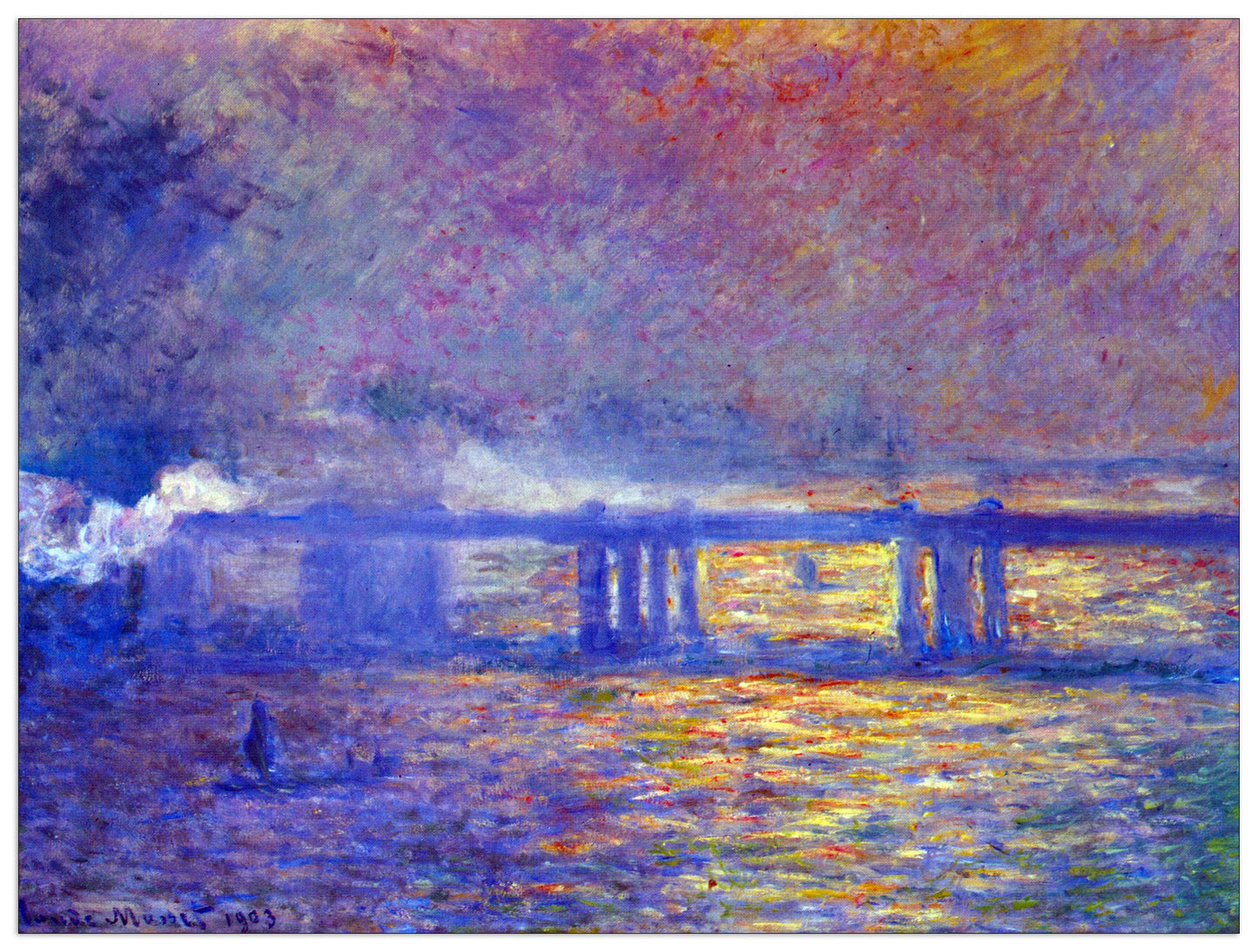 Charing cross bridge cm 120x90
