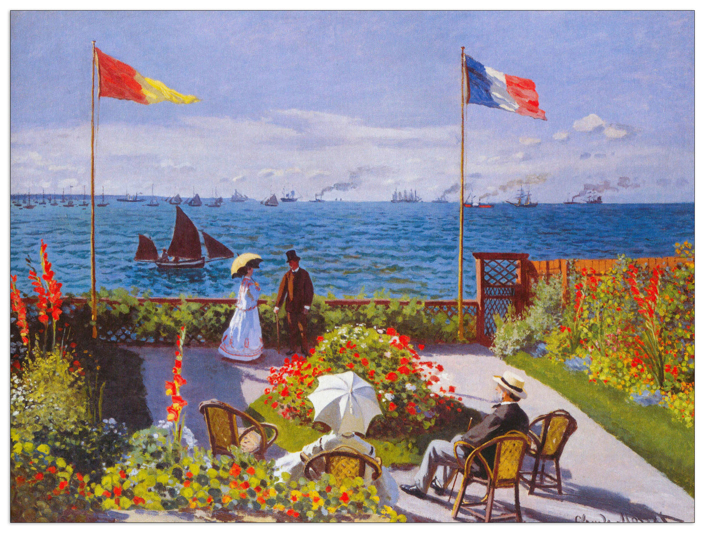 Garden at Sainte Adresse cm 80x60
