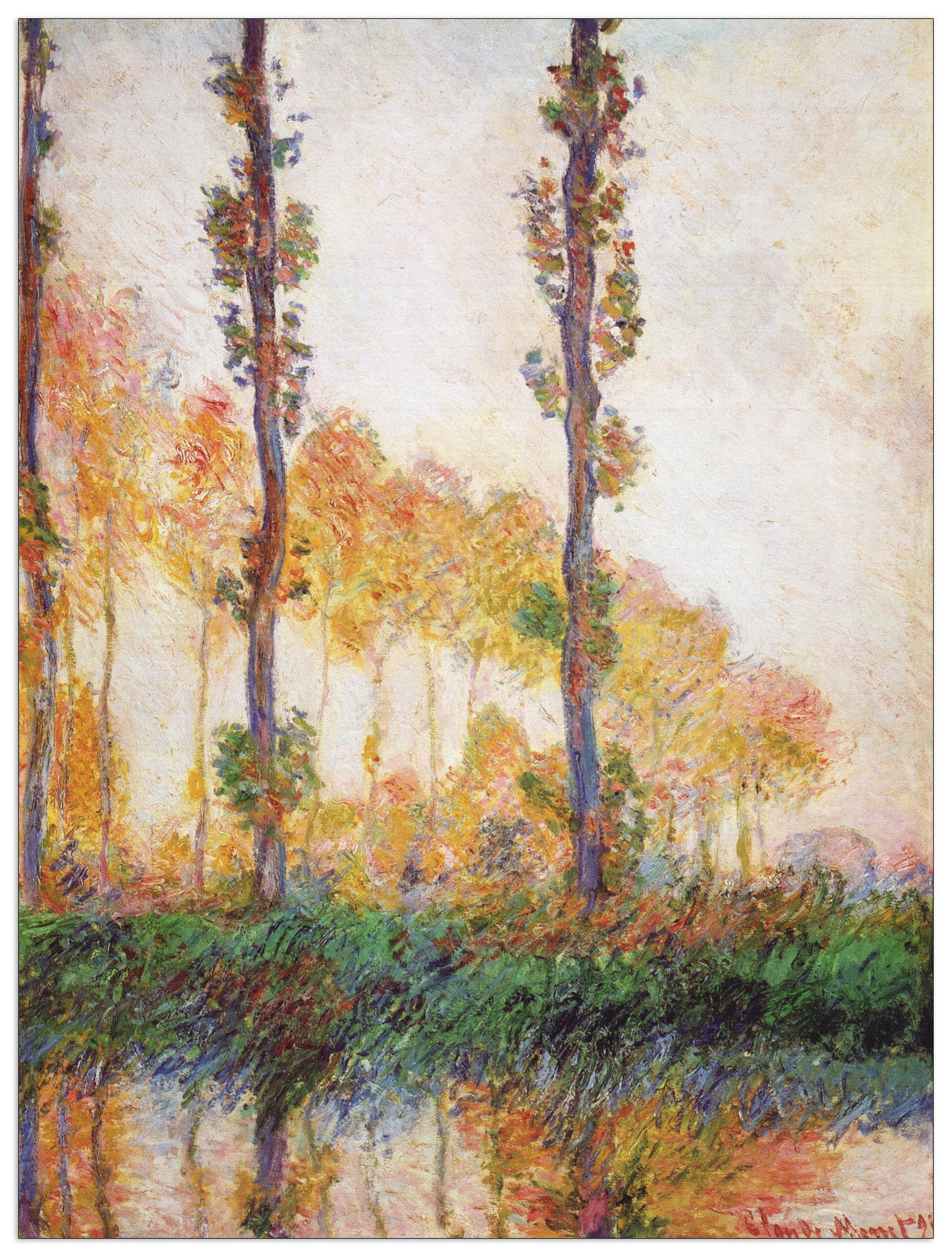 Poplars in Autumn II cm 90x120