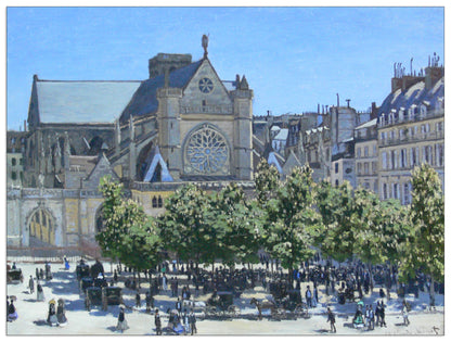 Saint-Germain Auxerrois, Paris 1867 cm 120x90