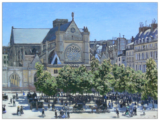 Saint-Germain Auxerrois, Paris 1867 cm 80x60