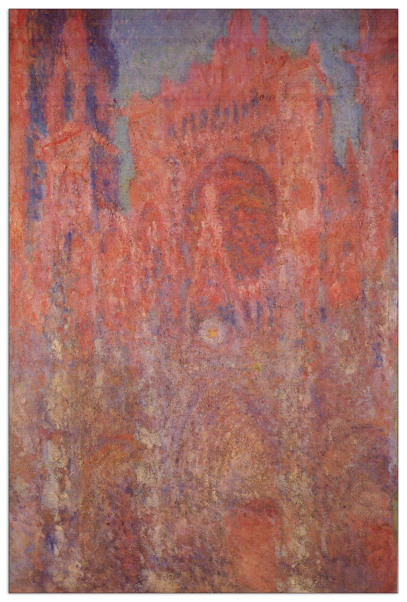 Rouen Cathedral Facade cm 90x135