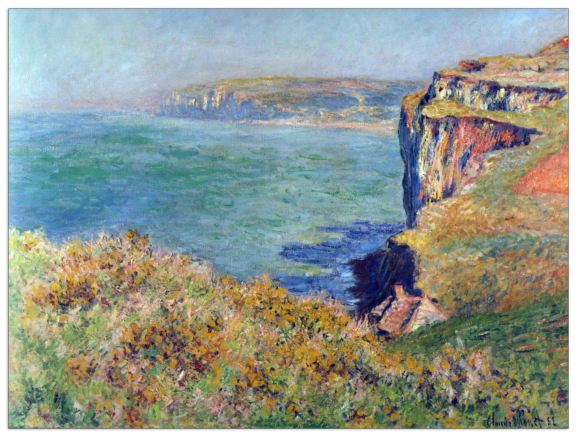 Cliffs at Varengeville cm 120x90