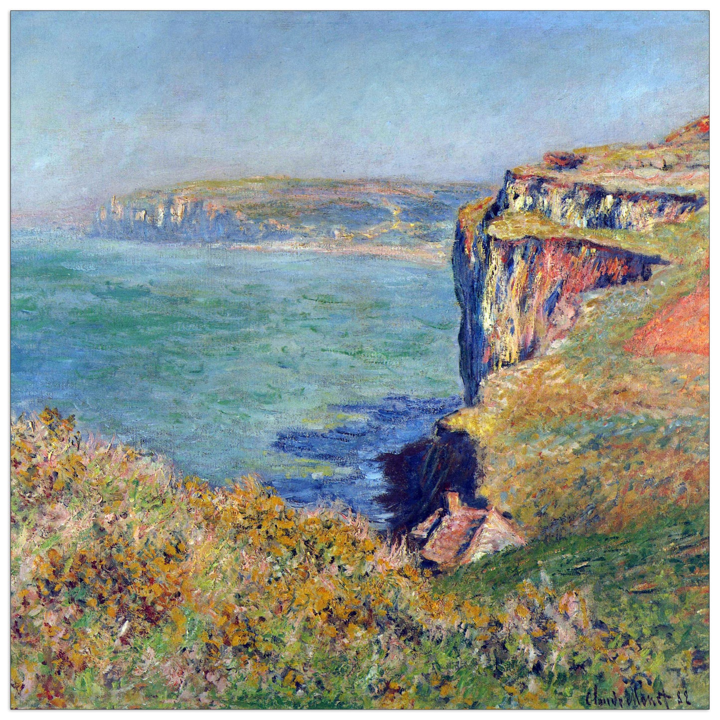 Cliffs at Varengeville cm 100x100