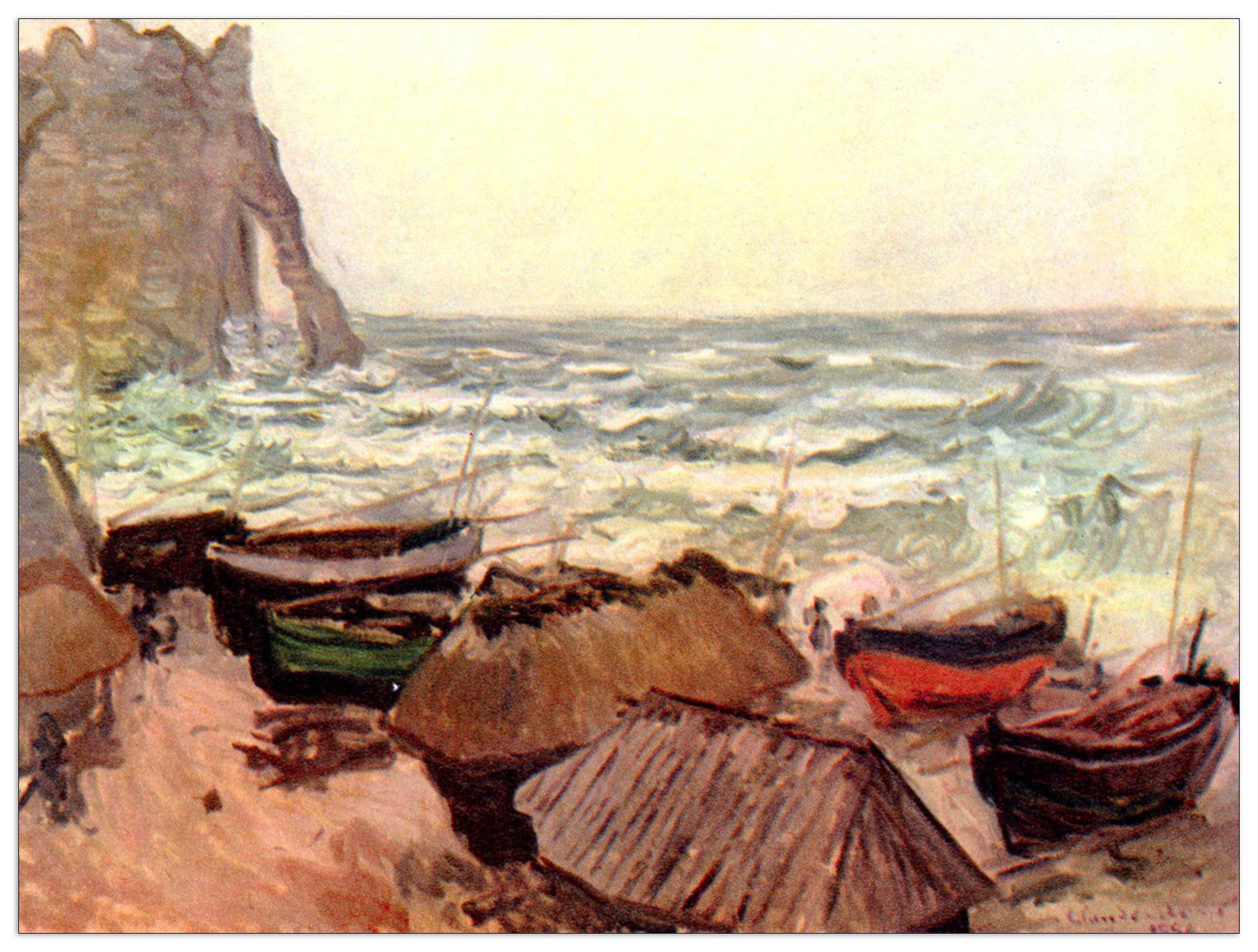 Durchbrochener rock at Etretat cm 120x90