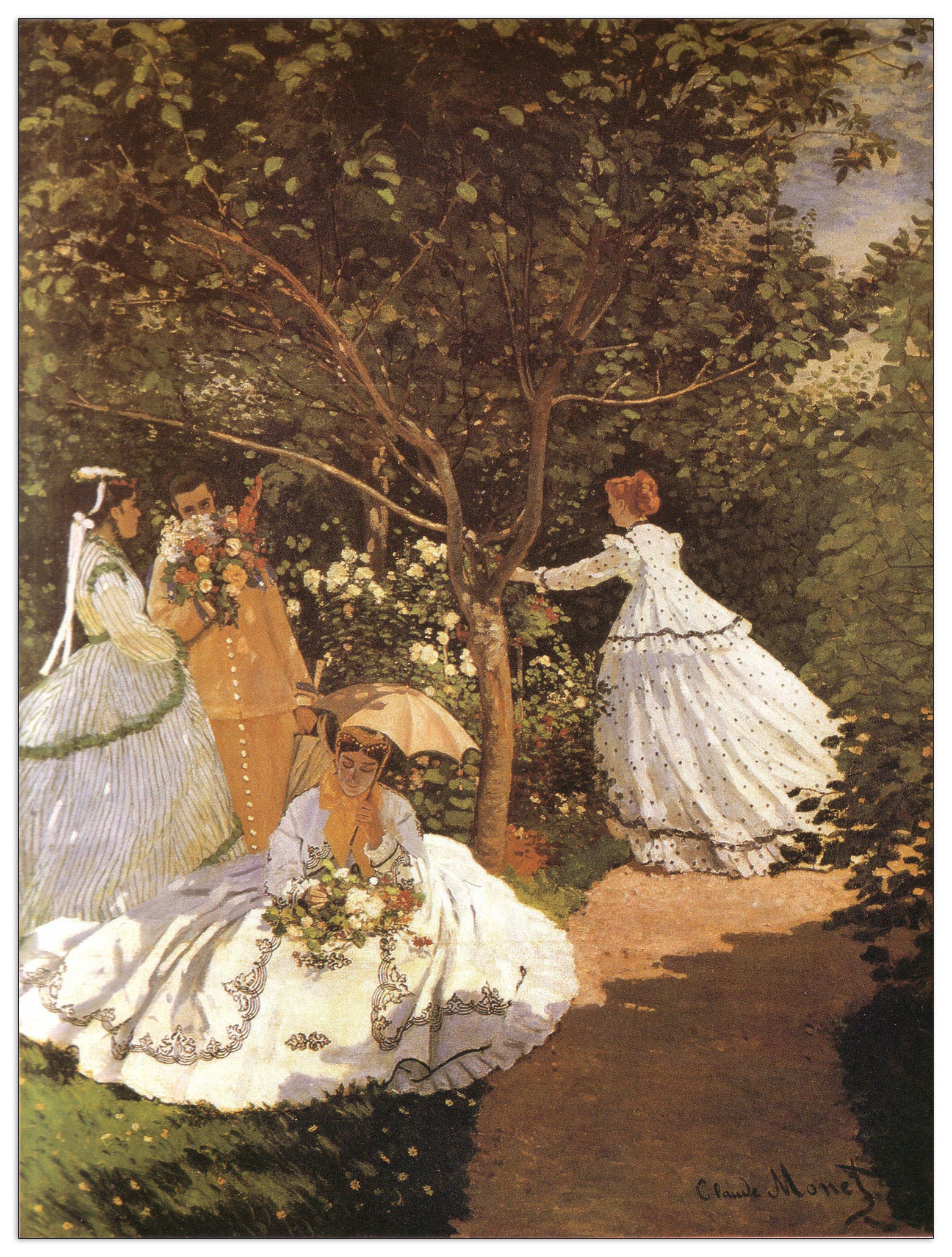 Femmes au jardin 1867 cm 90x120