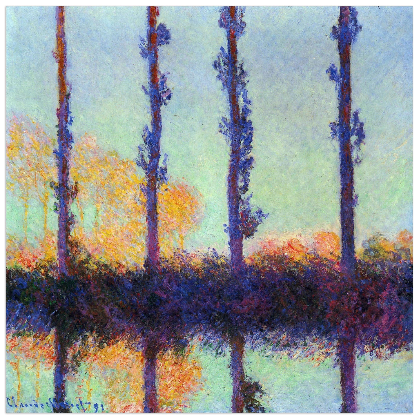 Four poplars cm 30x30