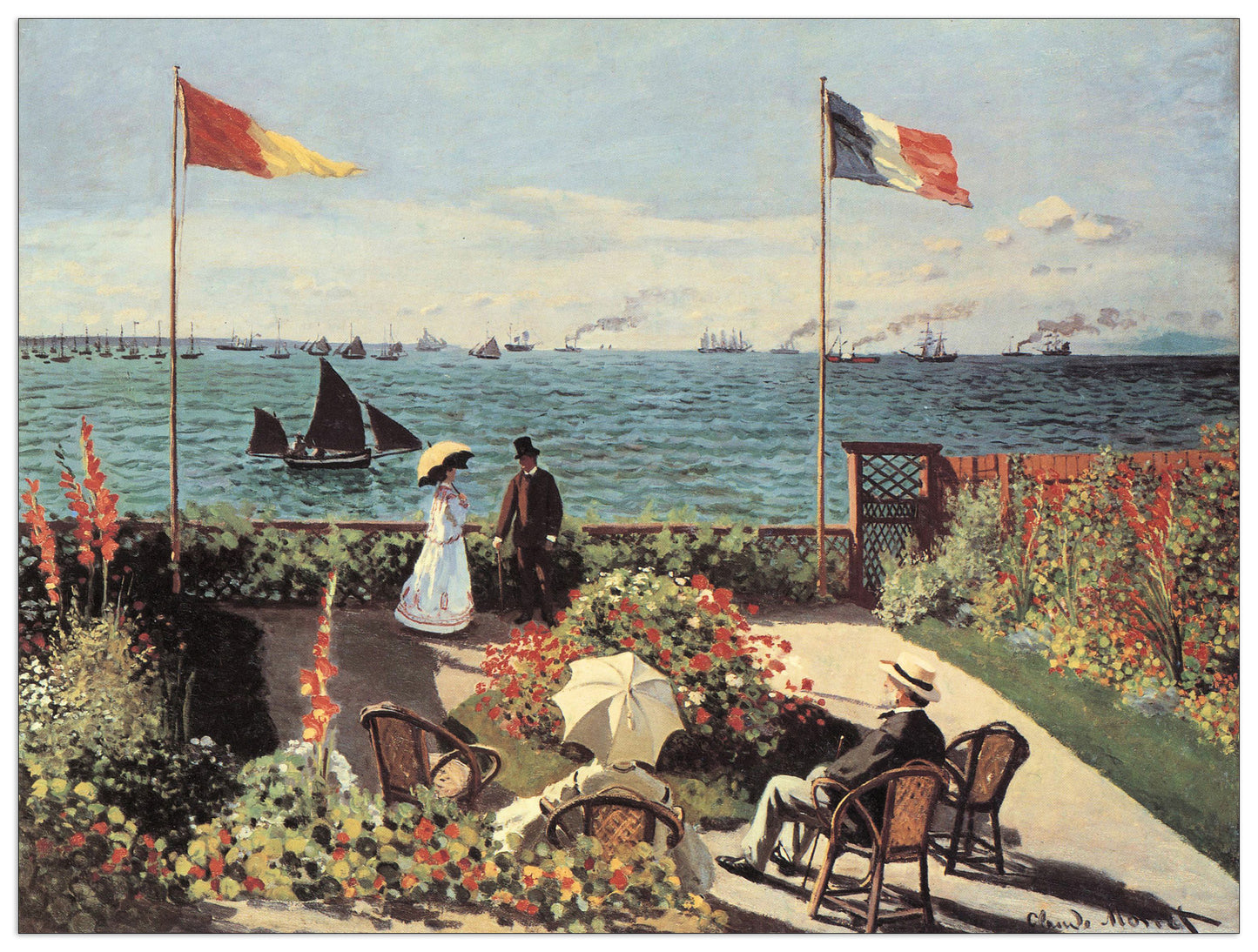 Garden at Sainte-Adresse cm 120x90
