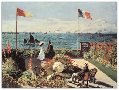 Garden at Sainte-Adresse cm 120x90