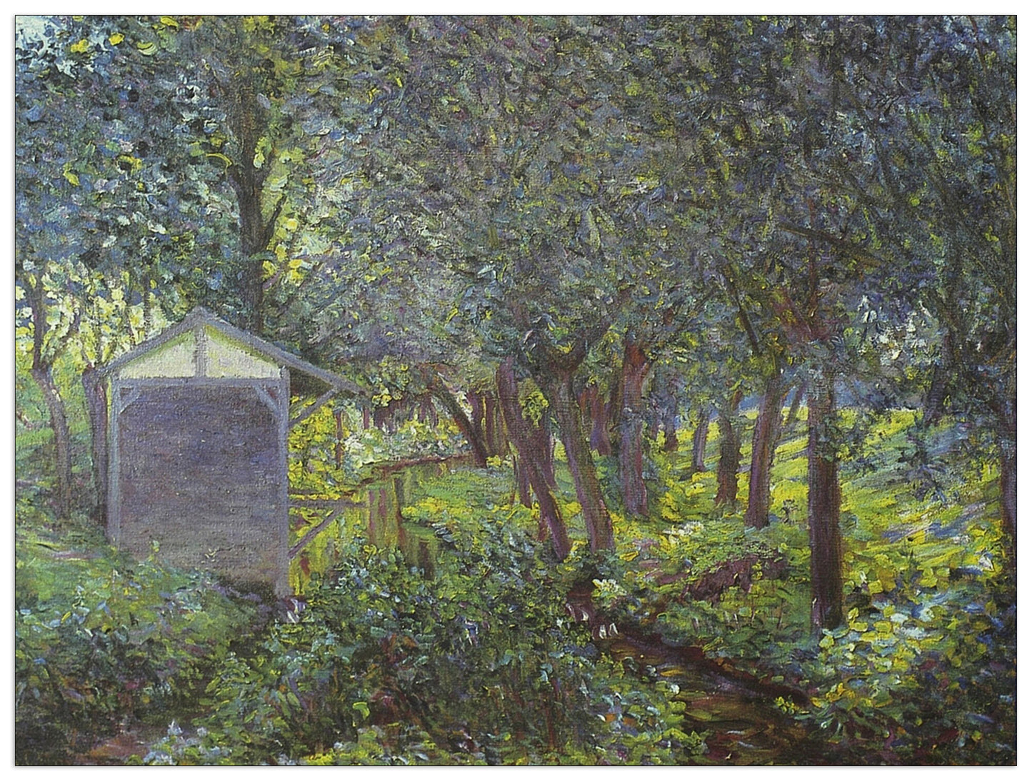 In Monets garden, Giverny cm 120x90
