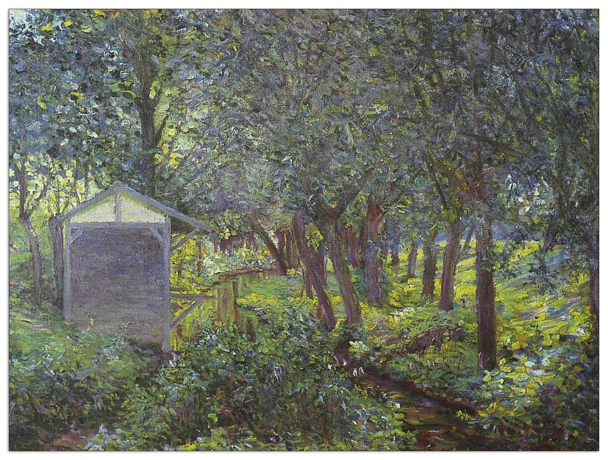 In Monets garden, Giverny cm 120x90