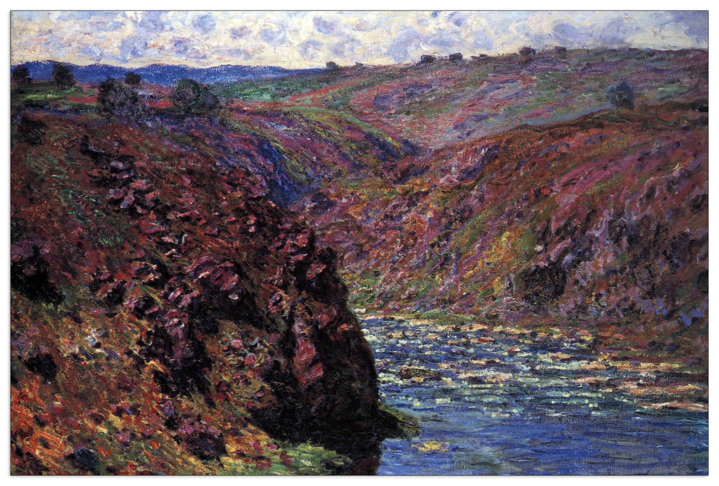 Les-Eaux Semblantes in the sunlight cm 90x60