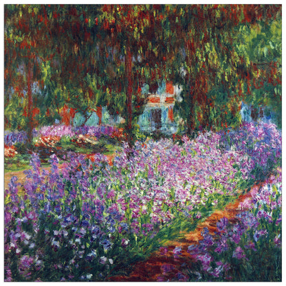 Monet's garden in Giverny cm 70x70