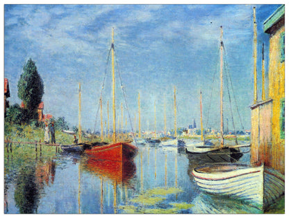 Pleasure Boats at Argenteuil cm 80x60